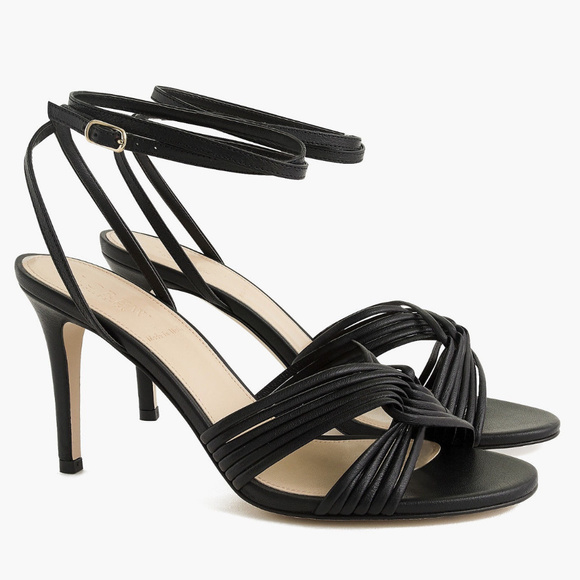 J. Crew Shoes - J CREW Strappy Leather Ankle Straps Heels 8-8.5
